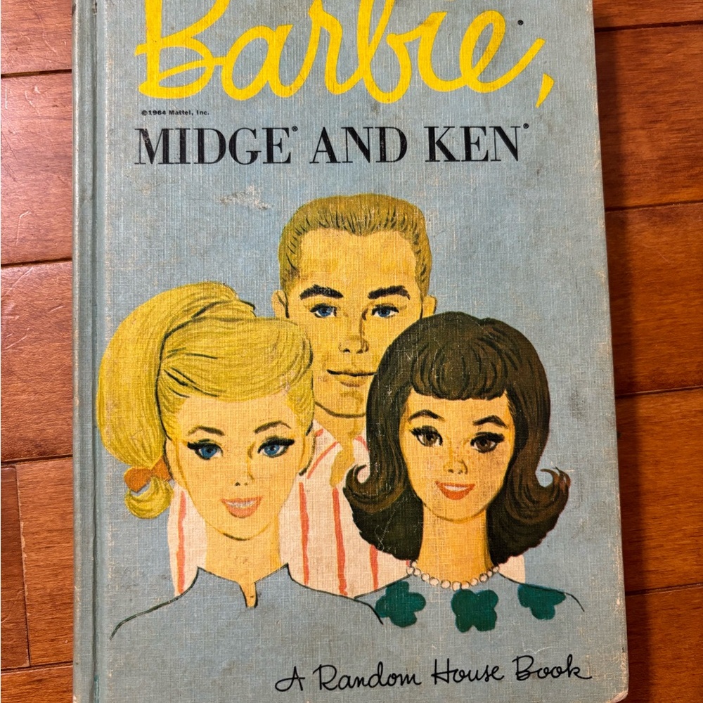 Vintage Barbie - Midge & Ken - Random House Book 1964 ©️
